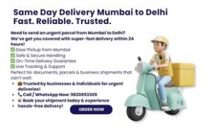 Same Day Delivery Mumbai to Delhi Fast Reliable Trusted