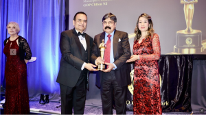 Dr. Mujtaba receiving CEOs Leadership Award 2026