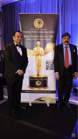 Dr. Tariq Nizami chairperson of the CEOs Club with Dr. G. Mujtaba