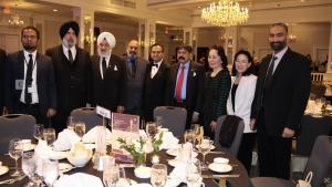 Leaders from across the continents with Dr. Mujtaba