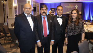 The founders of Sir Syed University, the Nizami family with Dr. Mujtaba