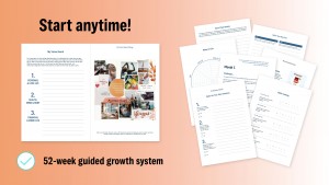 Start anytime - undated format with weekly workbooks