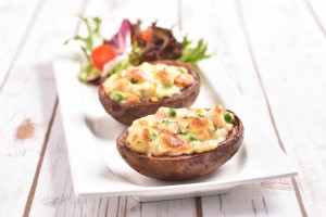 Promo Appetiser Seafood la King Idaho Potato Skins