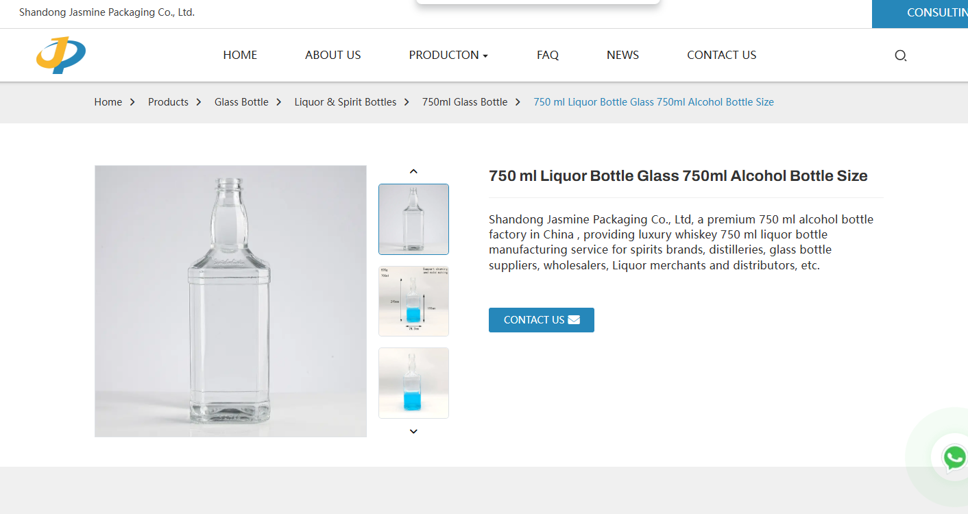 Jasmine 750 Ml Liquor Bottle Jasmine 750 Ml Liquor Bottle