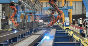 12m H Beam Welding Cutting Integrated Robot from China