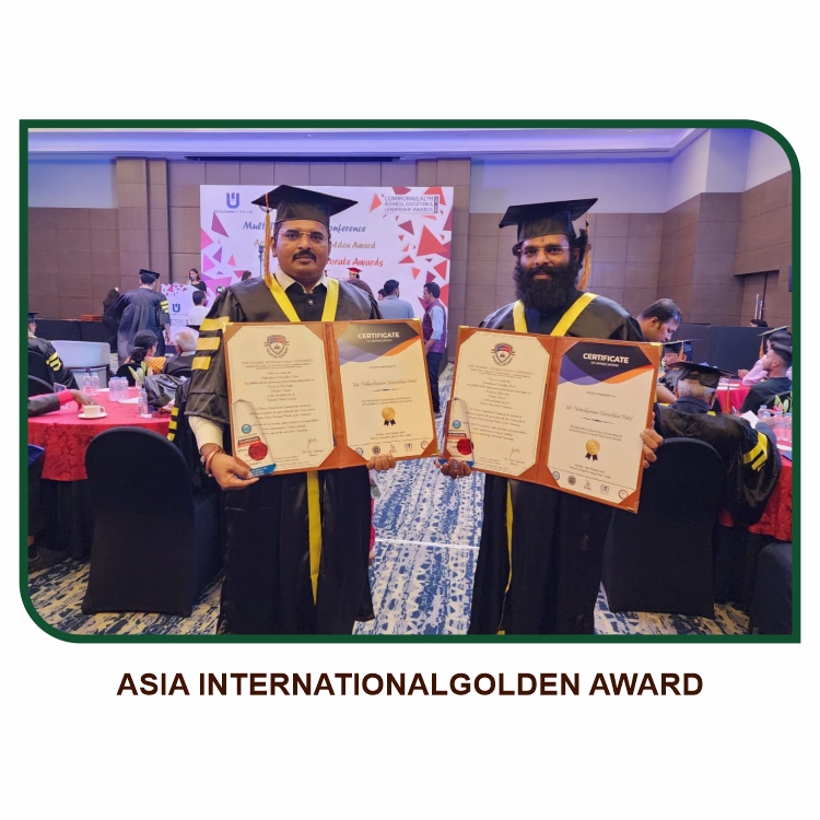 ASIA INTERNATIONAL GOLDEN AWARD