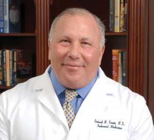 Richard Kravis, MD, FACP an Internist with his Private Practice