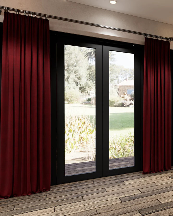 My Home Fabrics Redefines Curtain Fabric Online Shopping with Premium Cream Colour Curtains – Olive Green Curtains