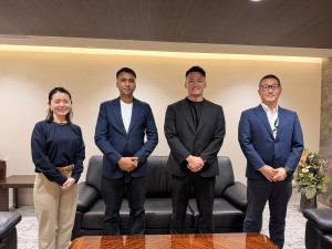 Saomai’s Mr. Takahari & Ms. Hirota with MOSAIQUE’s Shun Takahashi and Nepal institute partners
