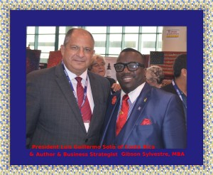 Gibson Sylvestre, MBA and President Solis
