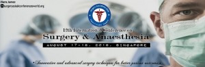 Connect with leading  Surgeons, Physicians, Doctors, Health Specialists from Asia pacific, Europe, USA (America),middle east at  Surgery-Anaesthesia 2018.