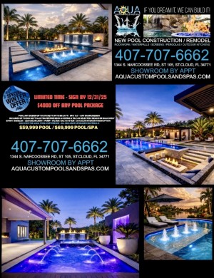 Aqua Custom Pools Lake Nona