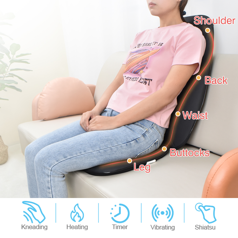 Large Sized Back Massage Cushion With heat