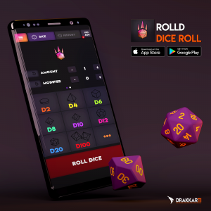 RollD Virtual Dice for Android and IOS
