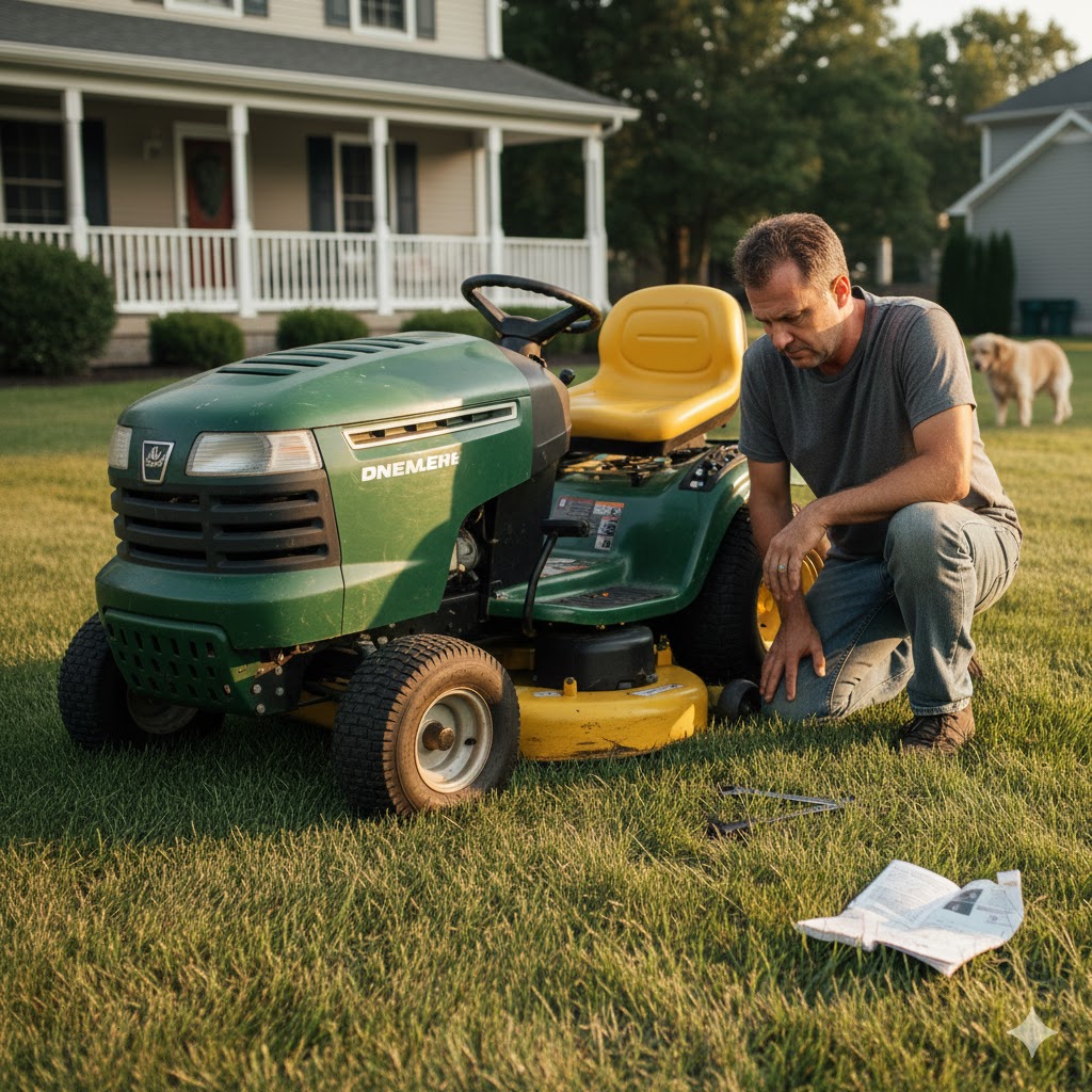 Struggling with a broken mower Heres a simpler way to remove it Struggling with a broken mower Heres a simpler way to remove it