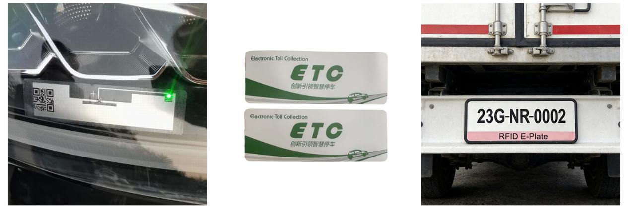 UHF RFID vehicle tag for toll systems