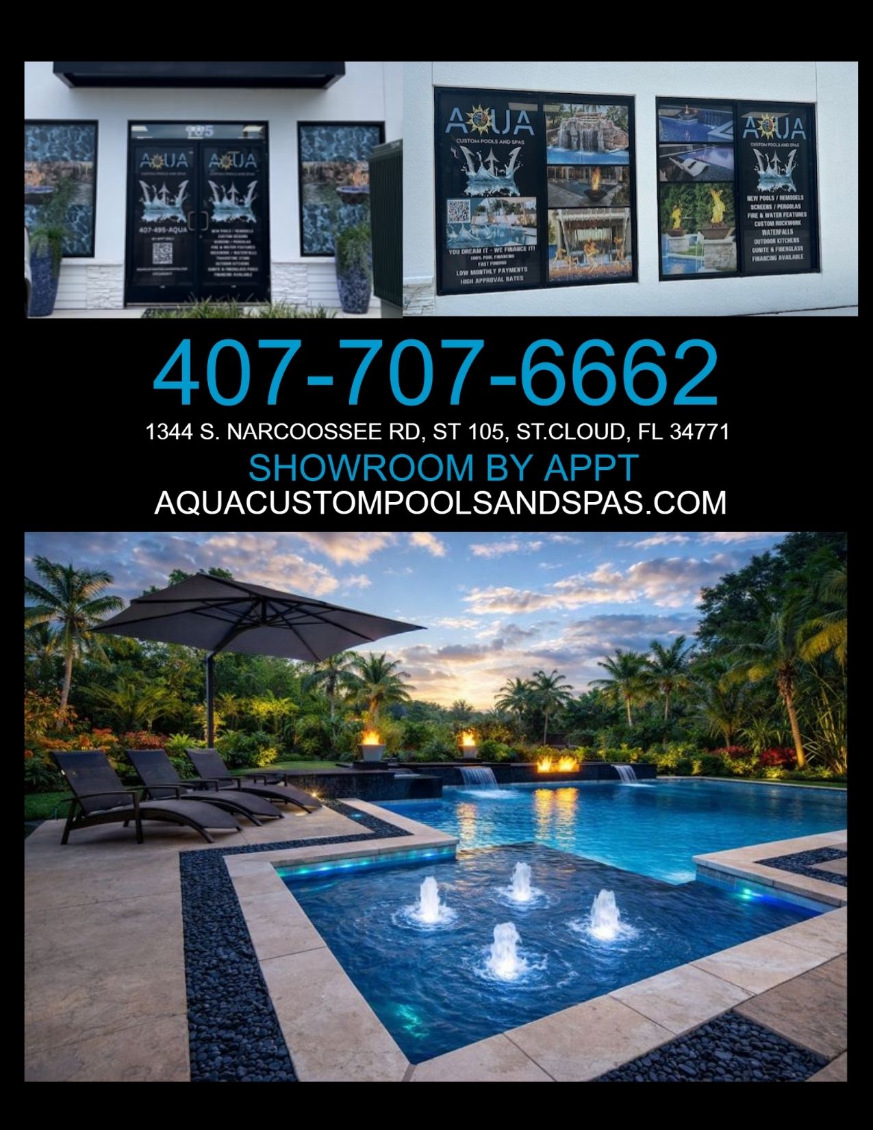AQUA CUSTOM POOLS AND SPAS MEMORIAL PROMO 2026