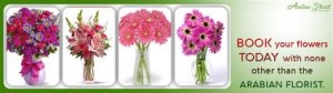 Arabian Florist started online flower delivery from India to UAE.