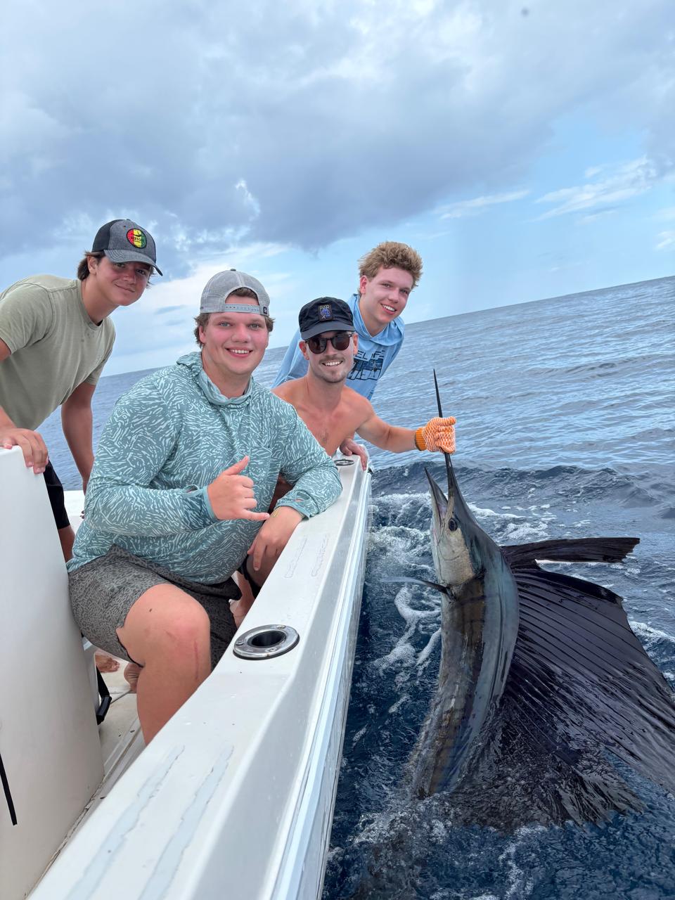 Teen with Sailfish