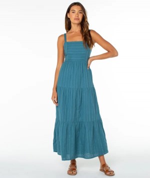 Roxy Womens Dress Clearwater Maxi
