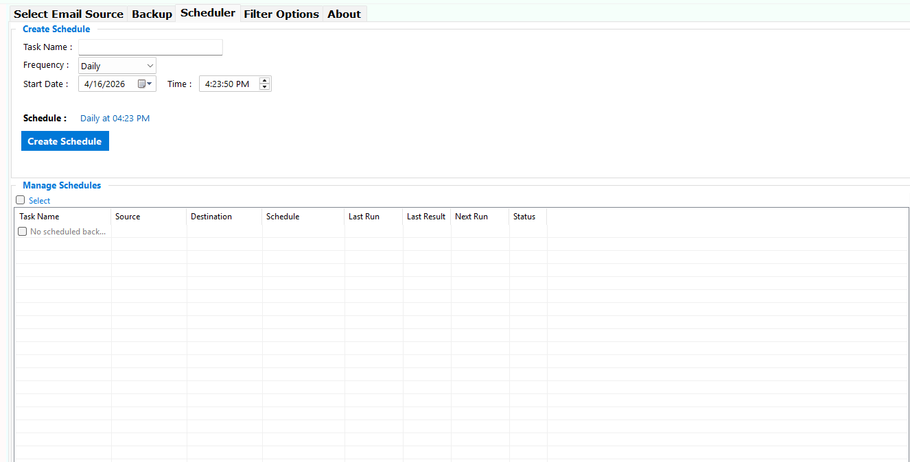 VideoShala Details New Automated Scheduling Feature in Updated Email Backup Wizard Tutorial