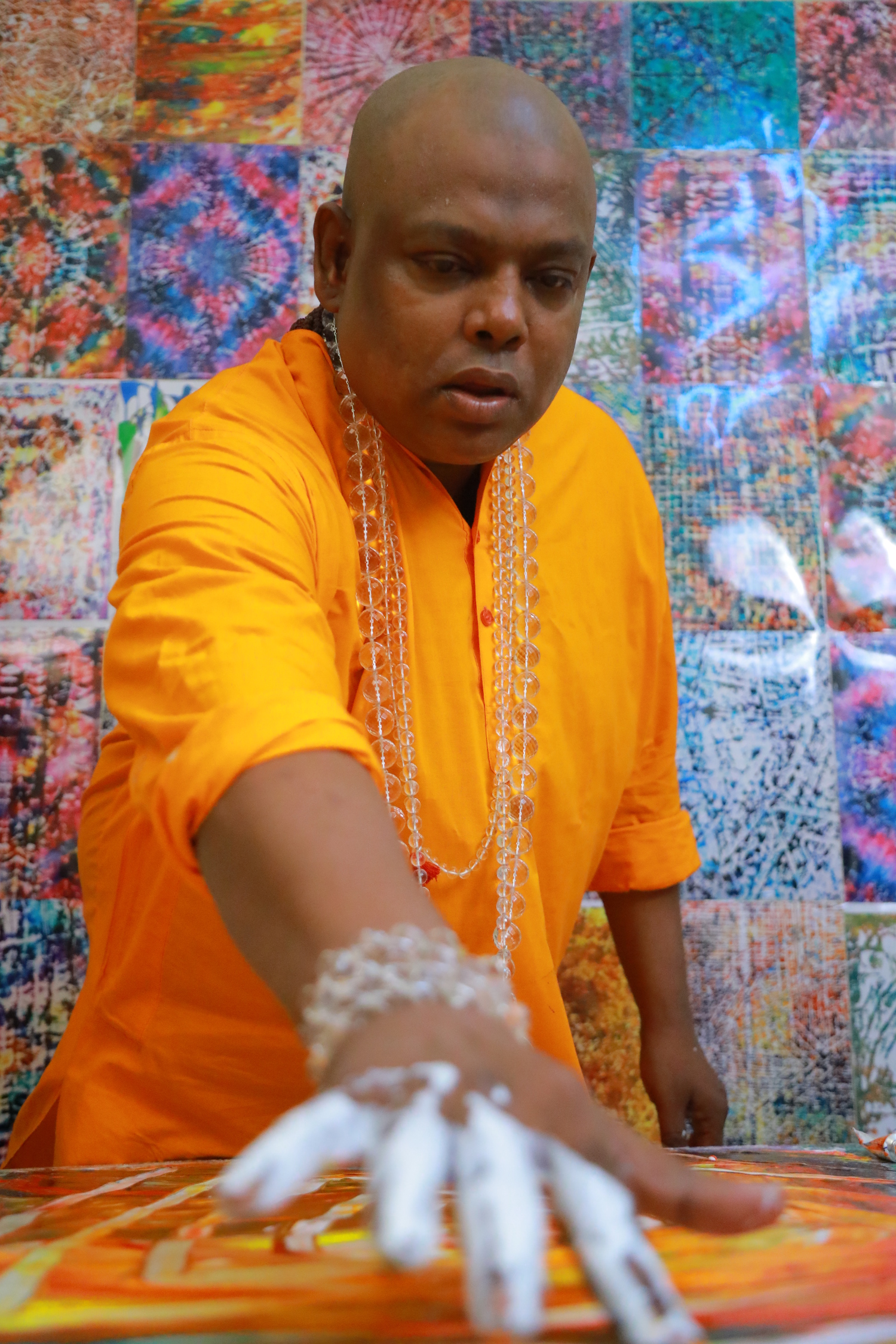 Schizophrenic saint, the World's fastest painter and displays unusual