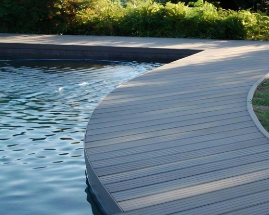 Wood plastic composite WPC material