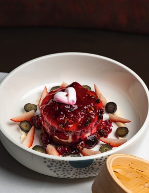 Pull me up Red velvet gulkand cheesecake