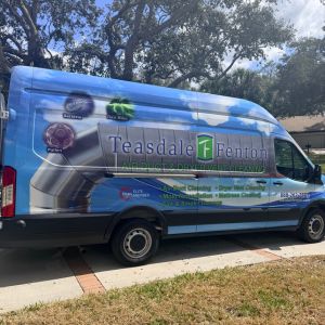 Teasdale Fenton Sarasota’s specialized service van.
