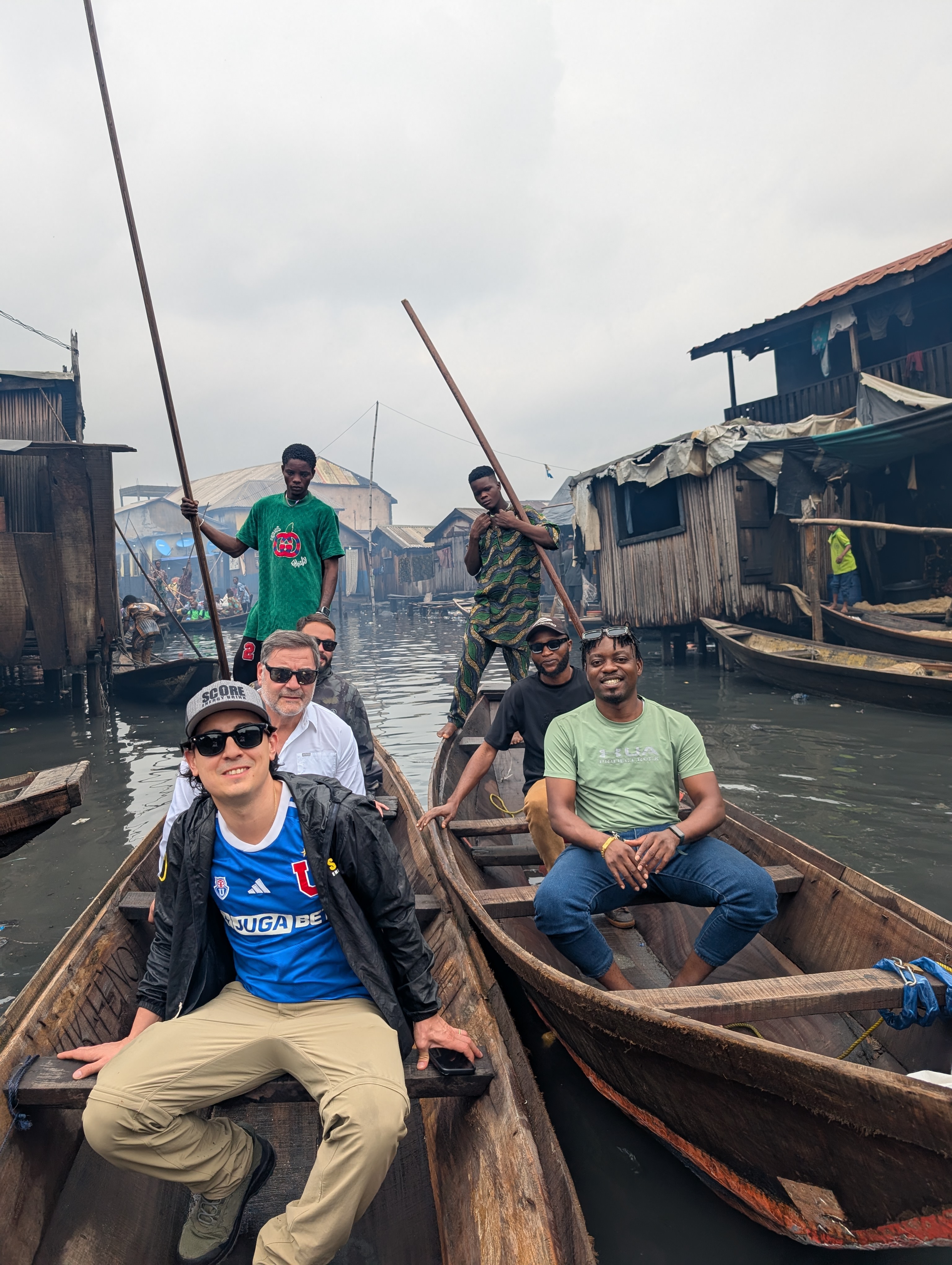 Evans Visiting the slums of makoko