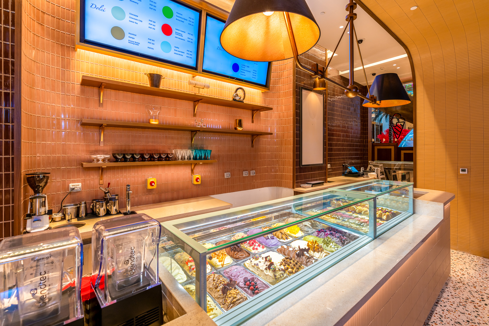 Trattoria e Dolci serves 18 delectable gelato flavors for children and adults to enjoy