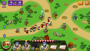 Released the orthodox tower defense “PixelHeroScramble” on the Google Play Store and App Store