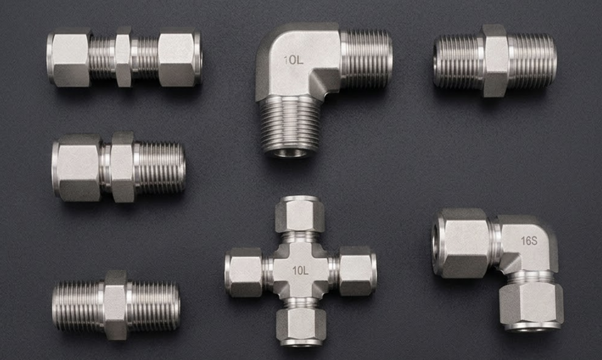 roke ss316 fittings variety layout