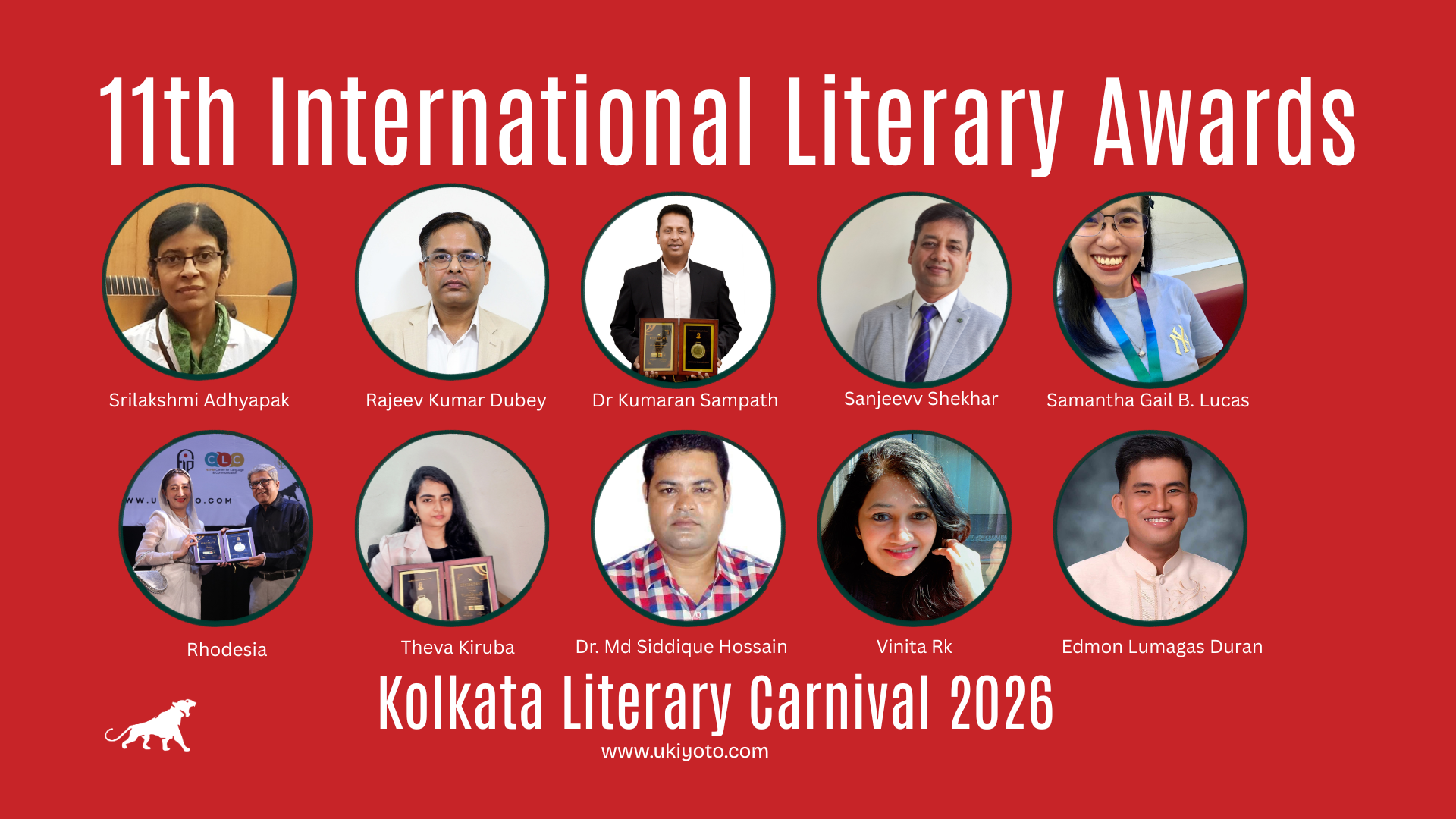 11th International Literary Awards 2026