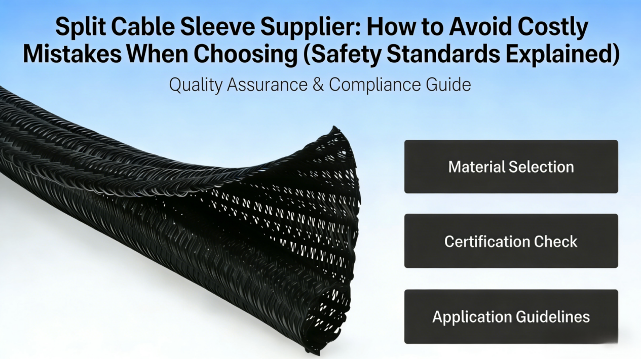 high quality split cable sleeve supplier high quality split cable sleeve supplier