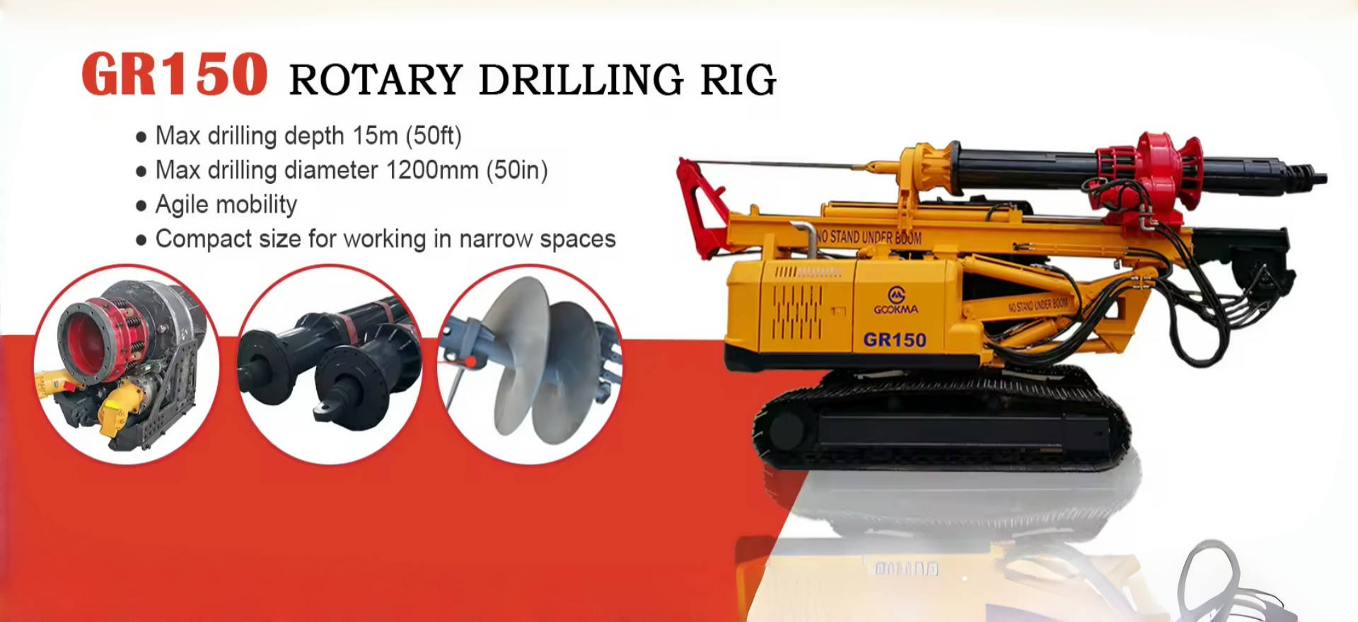 Gookma GR150 ROTARY DRILLING RIG