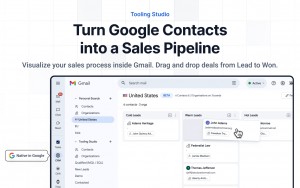 Manage relationships and organizations without leaving Gmail.