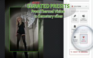 Curated presets for creating the perfect weirdcore or vintage goth aesthetic.
