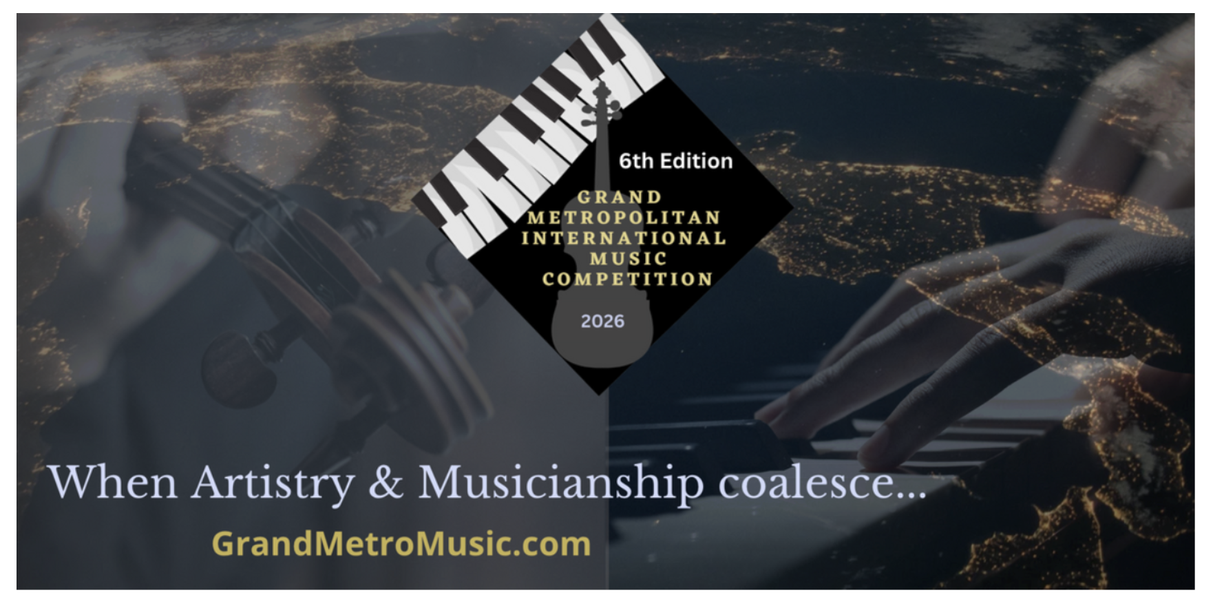 Grand Metropolitan International Music Competition  2026 Results 2