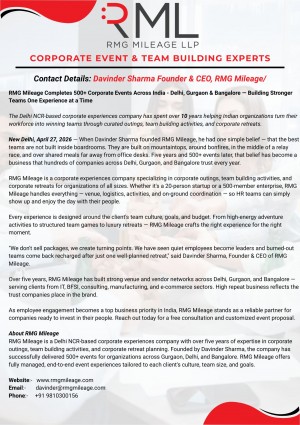 RMG Mileage Corporate Event Team Building Experts