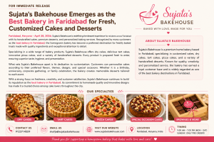 Press Release Sujata Bakehouse