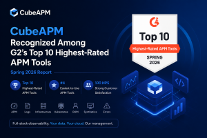 CubeAPM broke into the top 10 APM tools category in G2 Spring 2026