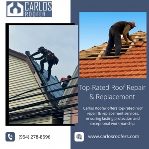 Roof Replacement Plantation FL Carlos Roofer