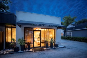 Orlando dentist office Lake Lucerne Cosmetic and Implant Dentistry building night view