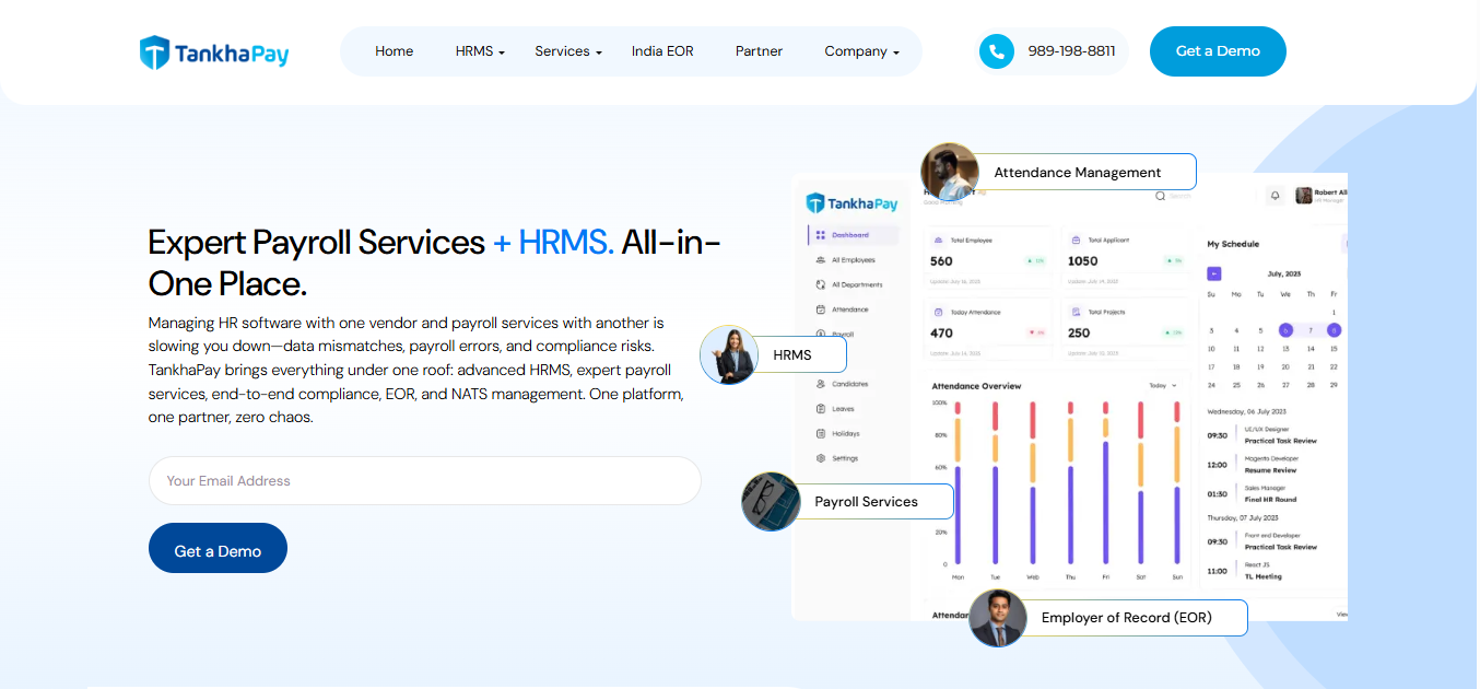 TankhaPay | Best HR Software in India, Redefining Workforce – Payroll Management