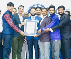 Largest Karate Display achived by JR International Taekwondo and Vision Martial Arts Academy