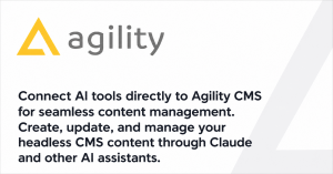 Agility CMS Announces MCP Server