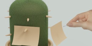 TACTO allows users to pin notes through tactile interaction