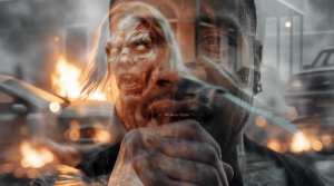 A still image from the AI‑assisted visual production created for the song “Wishing Well.”