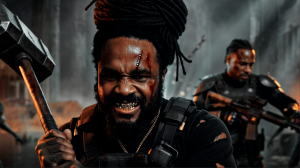 Scene featuring lyricist Keith Wallace from music video 